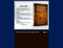 Tablet Screenshot of evidencebible.com